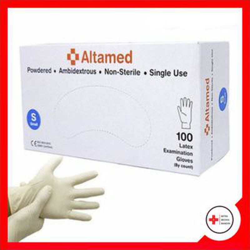 Glove Latex Powdered Altamed