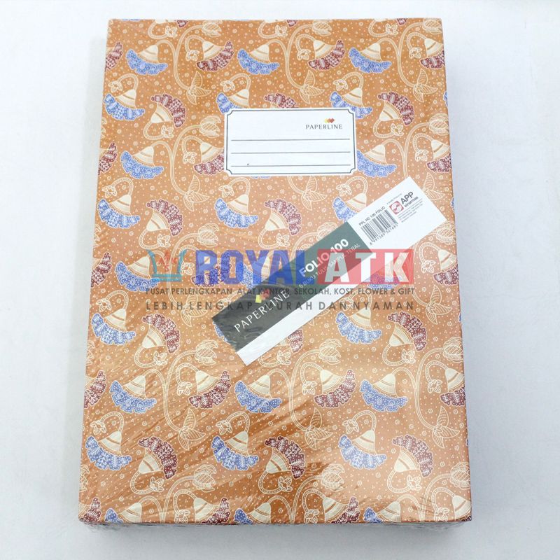 BUKU HC FOLIO 100 PAPERLINE/PCS 8991389241585