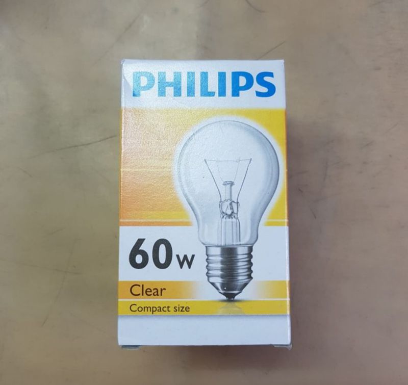 Lampu Pijar Clear 60 Watt Philips