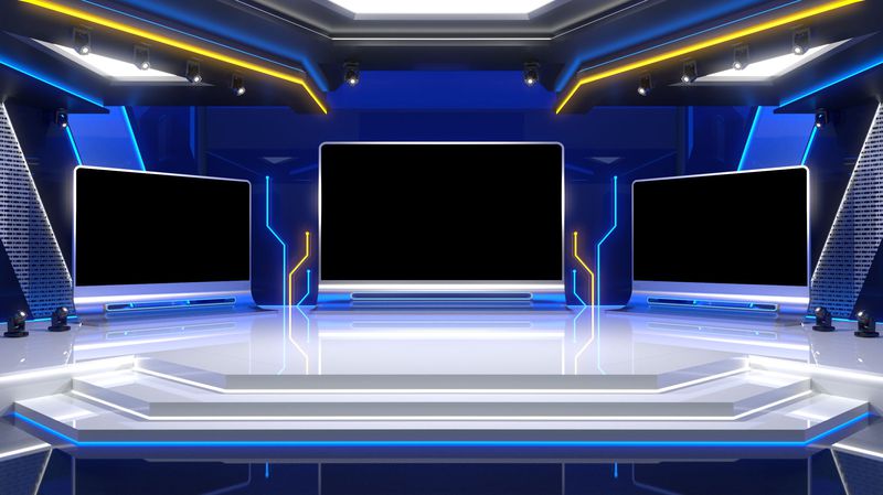 Virtual stage custom + Produksi Uk. 3x6m