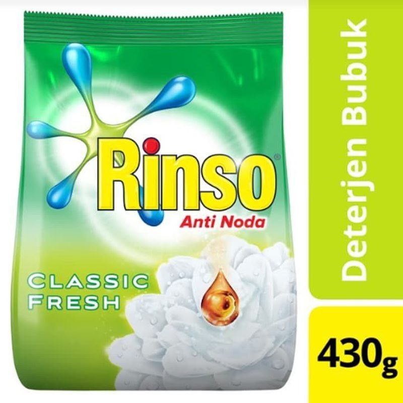 RINSO DETERGENT POWDER 430 GRAM