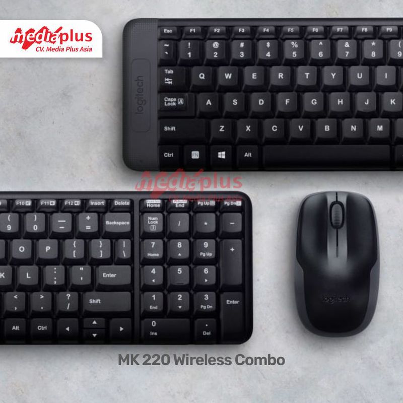Logitech Keyboard Mouse Wireless MK220