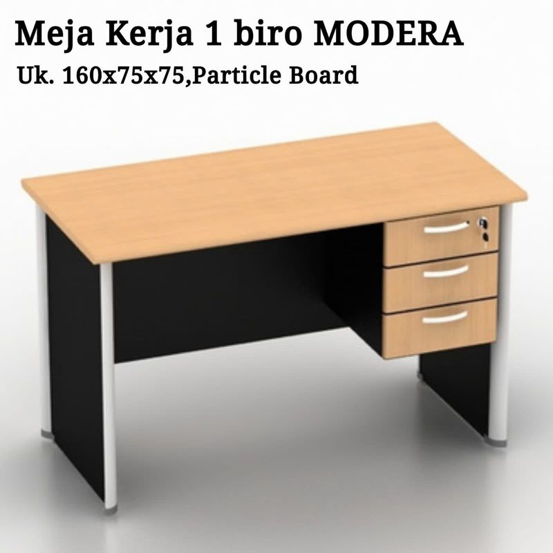 Meja kerja 1 biro - MODERA