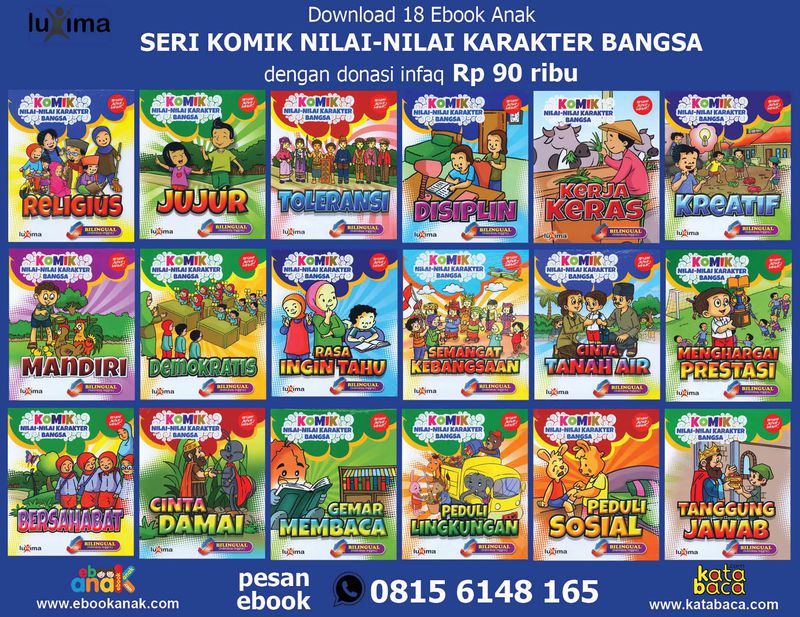 Seri Cerita Anak Milenial tentang Nilai-Nilai Karakter Bangsa : Mandiri