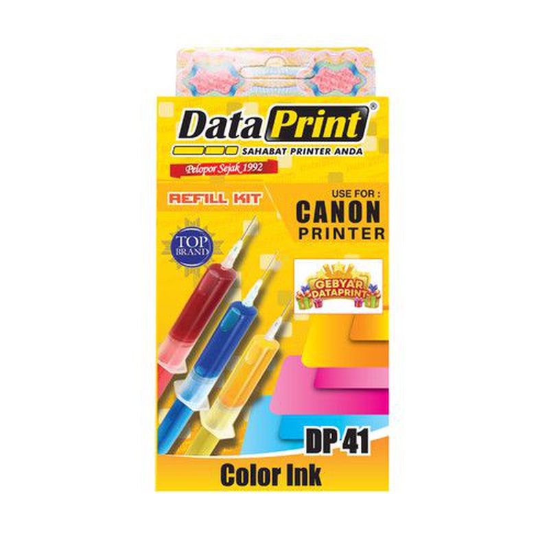 Tinta Refill Data Print Injection DP 41 Warna/Colour