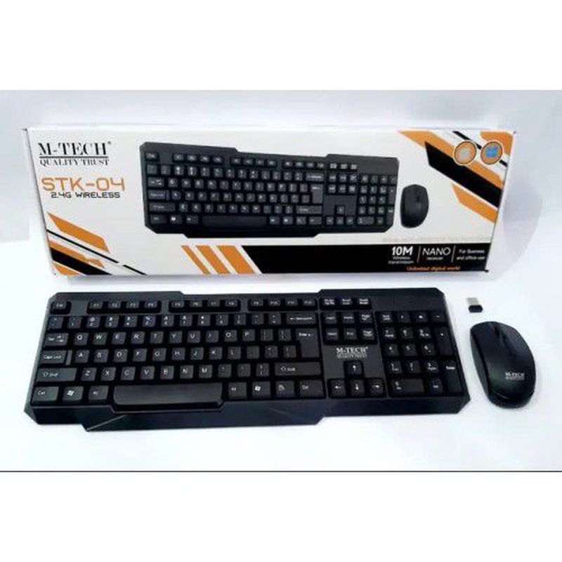 Keyboard mouse wireles Mtech STK-04