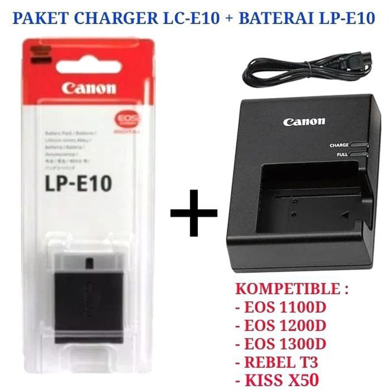 FOR LP-E10 Charger For Eos T6, T5, 1300D, T3, EOS 1200D, 1100D - View #8