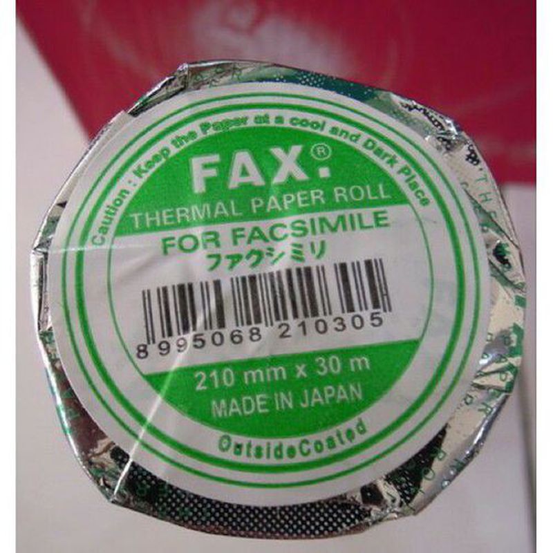 FAX THERMAL PAPER ROL 210/30