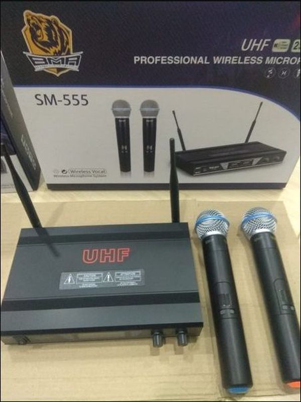 BMA Microphone Wireless Dual SM 555