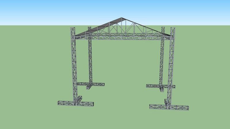 sewa panggung Rigging 10 x 6 set lengkap