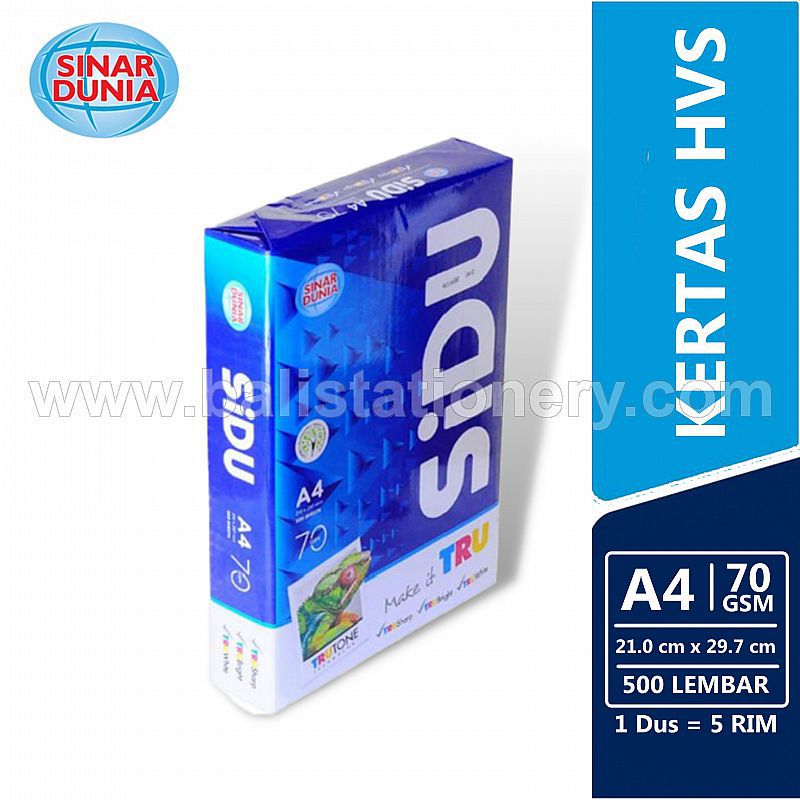 Kertas HVS SIDU A4 70 GSM