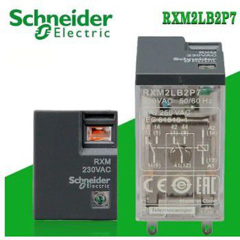 schneider relay rxm2lb2p7