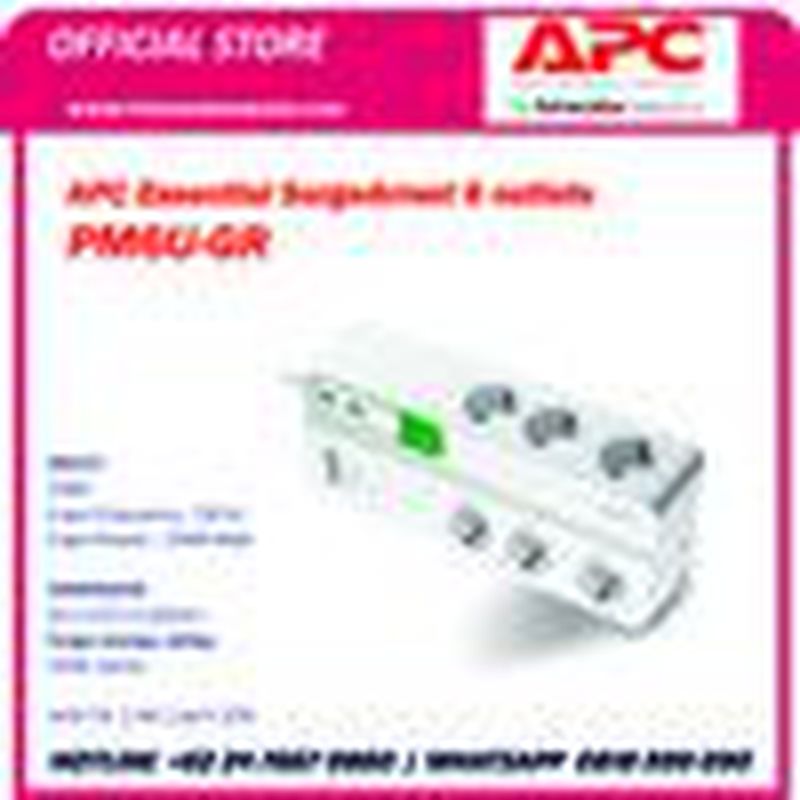 APC SURGE PROTECTOR 6 OUTLET / COLOKAN ANTI PETIR PM6U-GR