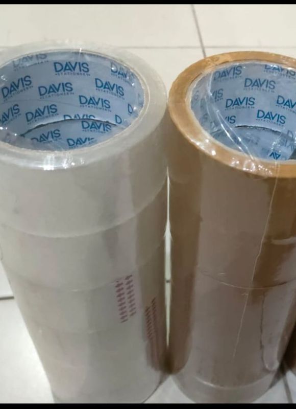 Lakban Opp Bening dan Coklat Davis - Coklat