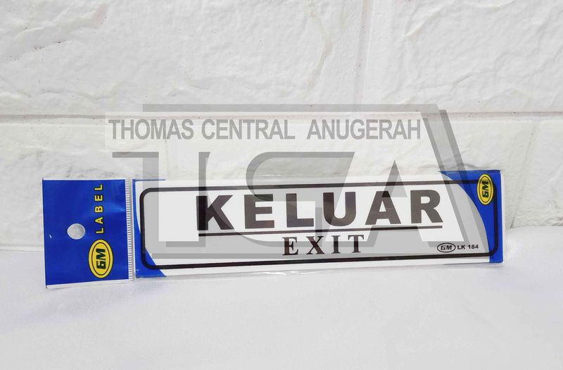 Papan Label (KELUAR/EXIT)