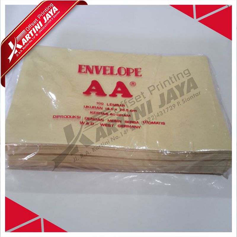 AMPLOP COKLAT UK. 19,5 x 27,5 cm (AMPLOP QUARTO)