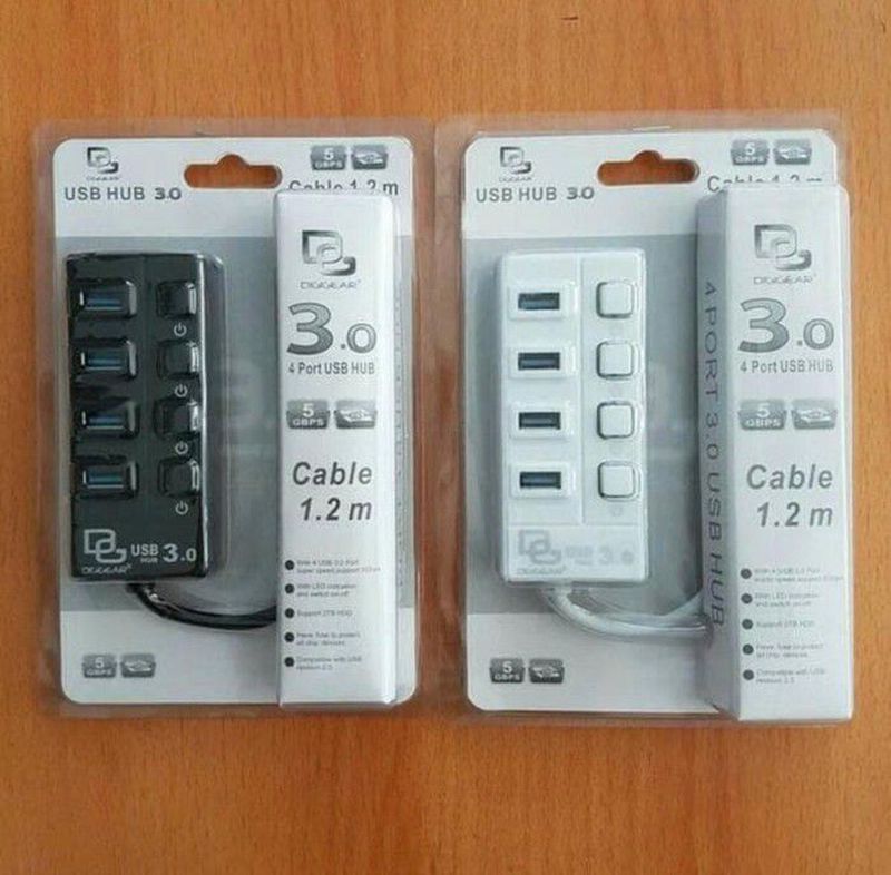 USB HUB Digigear 3.0 4 Port Cable 1.2 M