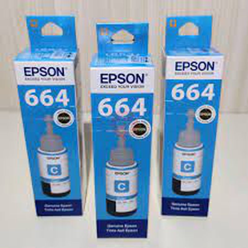 Tinta Printer Epson 664 Cyan