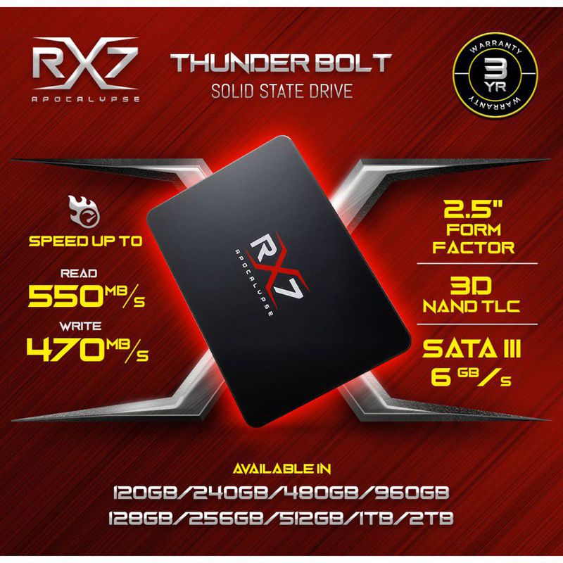 RX7 SSD 512 GB SATA 3