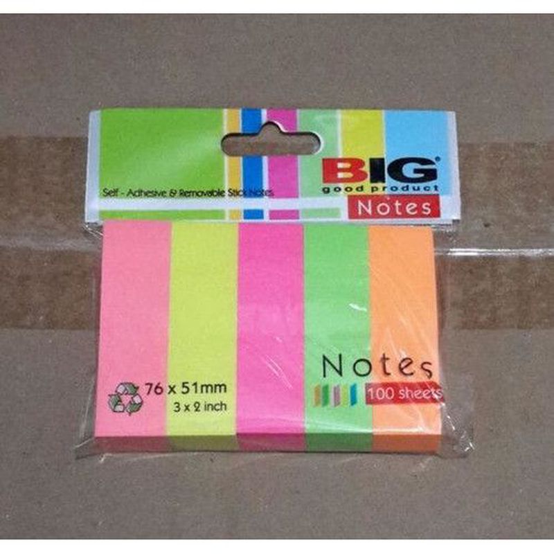 Sticky notes 3x2 inch