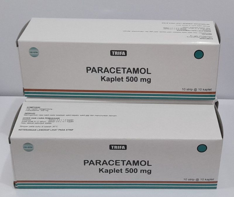 PARACETAMOL 500 MG KAPS BOX/100_TRIFA