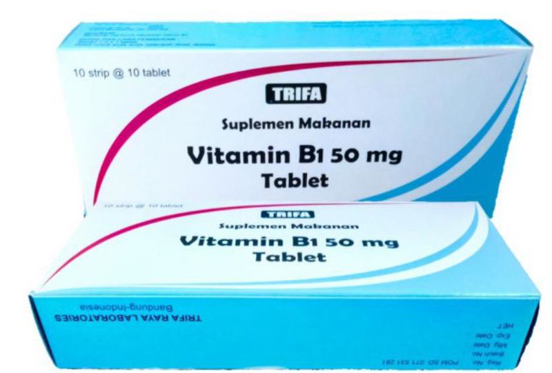 VITAMIN B1 50 MG - TAB BOX/100_TRIFA