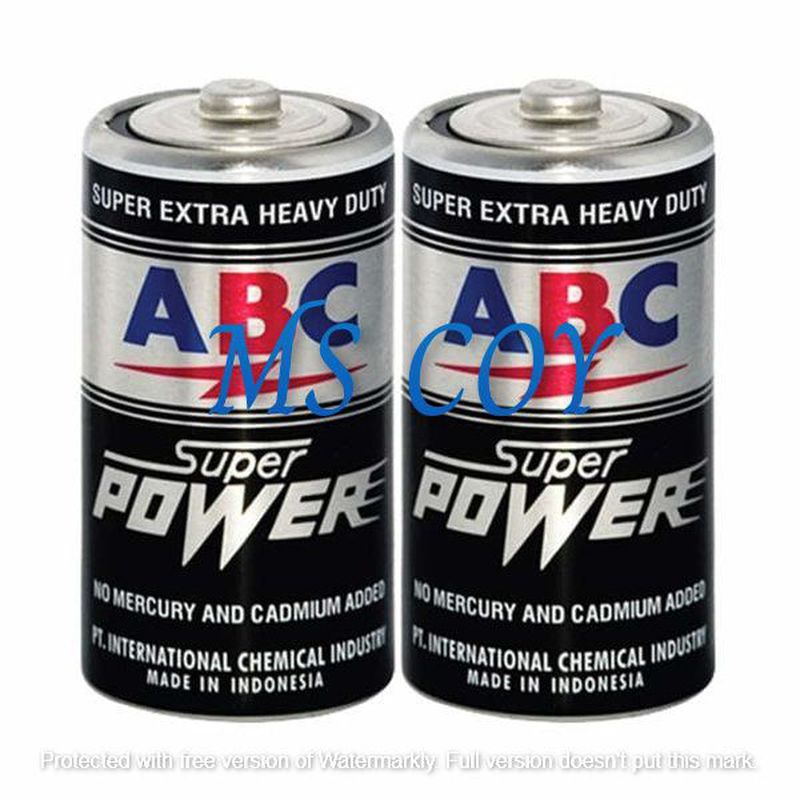 BATU BATERAI R20 BESAR ABC