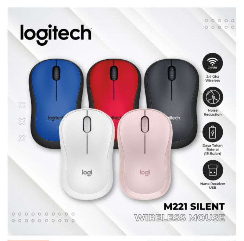 Mouse wireless Logitech M221