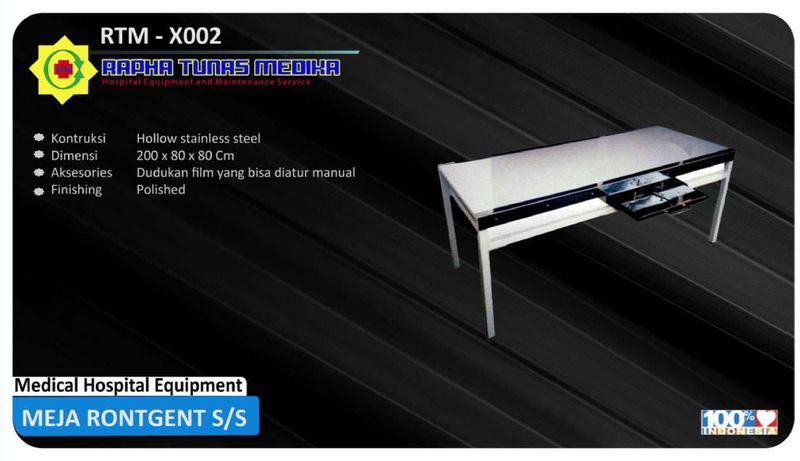 Meja Rontgent SS / RTM-X002