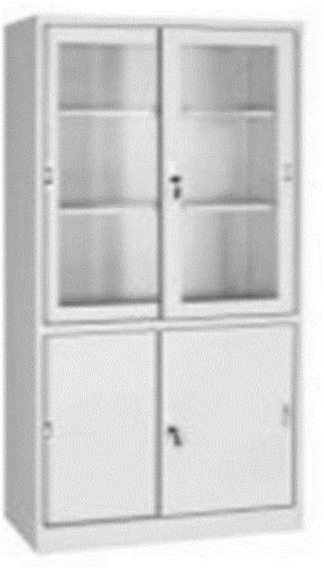 ENZO STEEL E 8675 - LEMARI KOMBINASI PINTU GESER