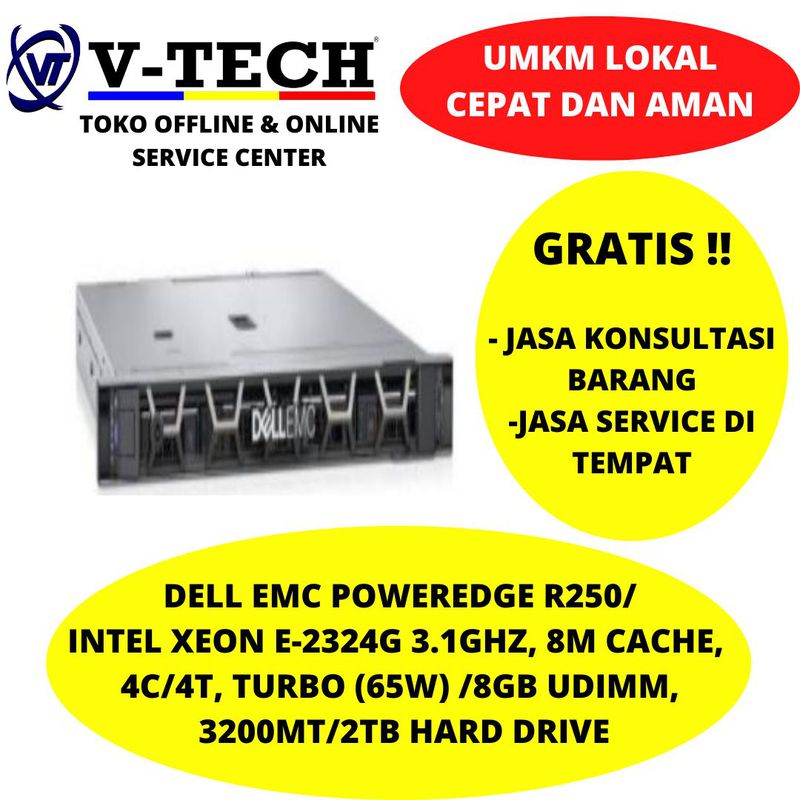 V-TECH DELL EMC POWEREDGE R250