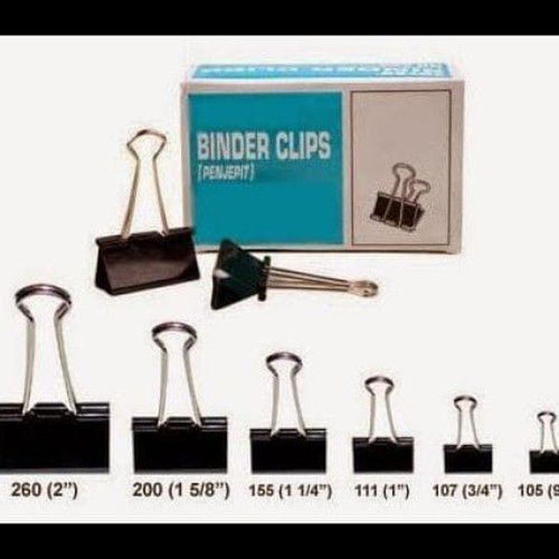 Binder clips 25mm