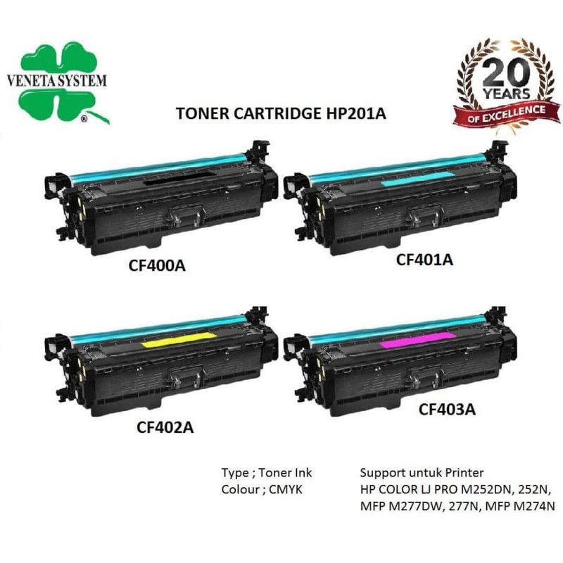 Cartuccia Toner Compatibile CF400A CF400 CF401A 402 403A 201A Per Color