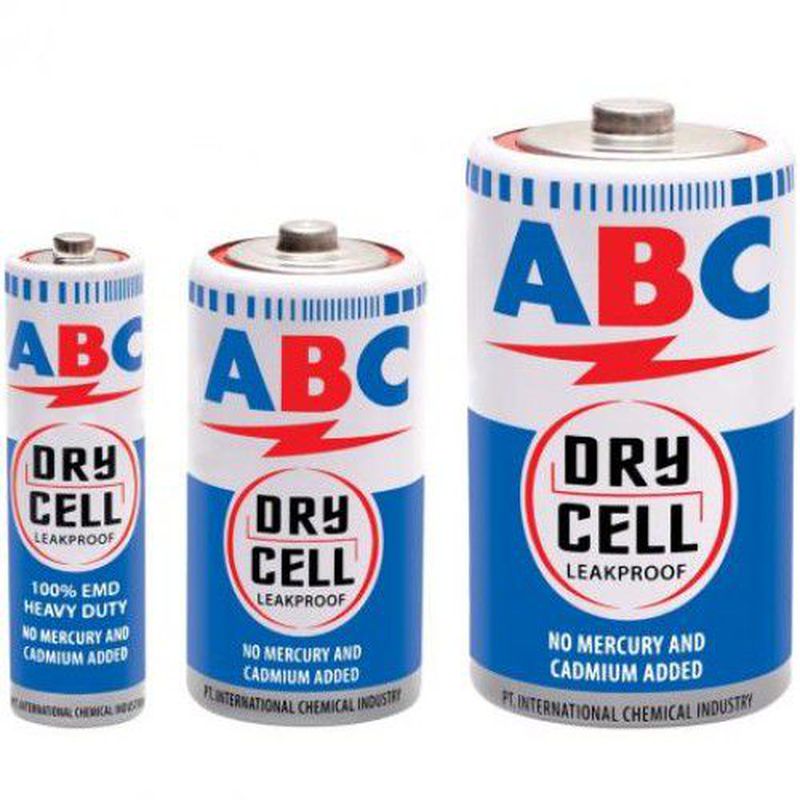 Baterai ABC Biru - R 14 Tanggung