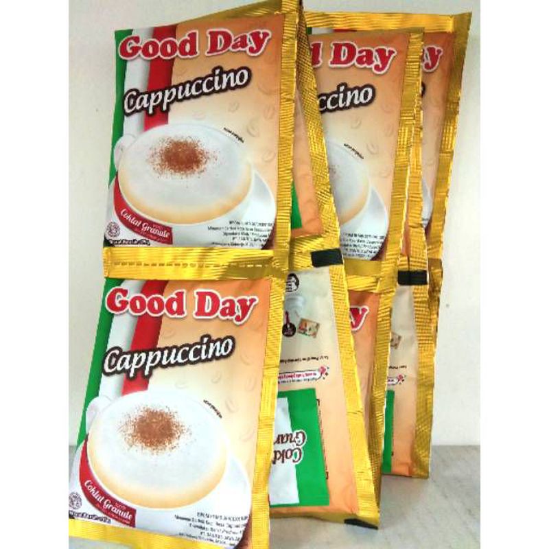 KOPI GOOD DAY CAPPUCCINO 1 RENCENG 10 SACHET 25gr