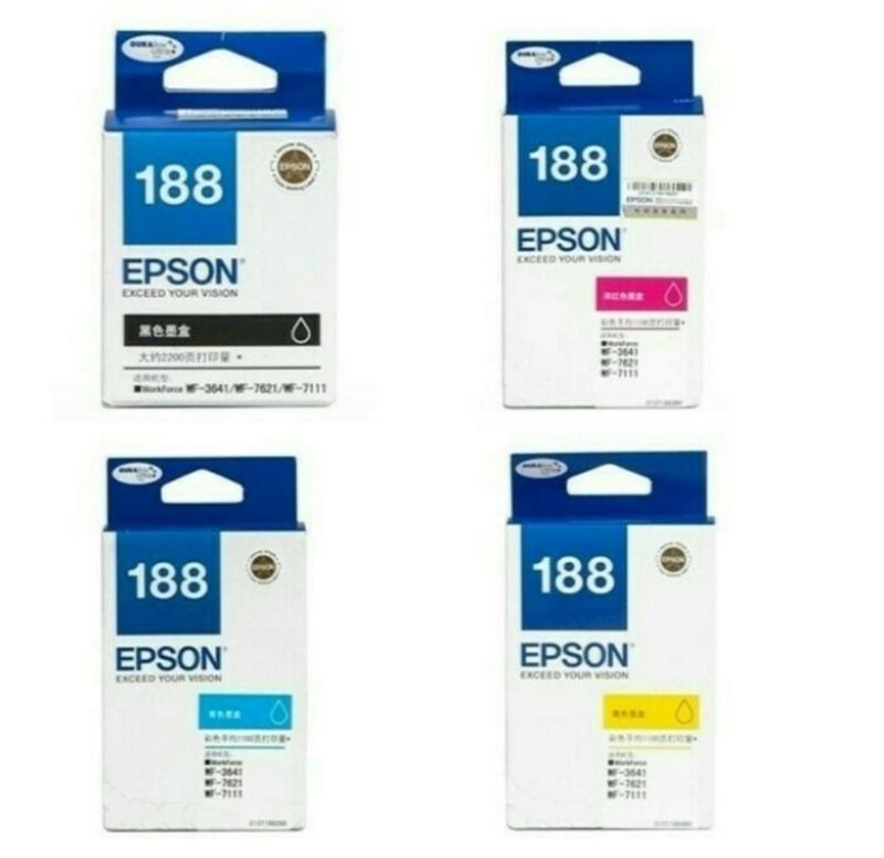 Tinta Epson 188 1set Bkymc Original 5763