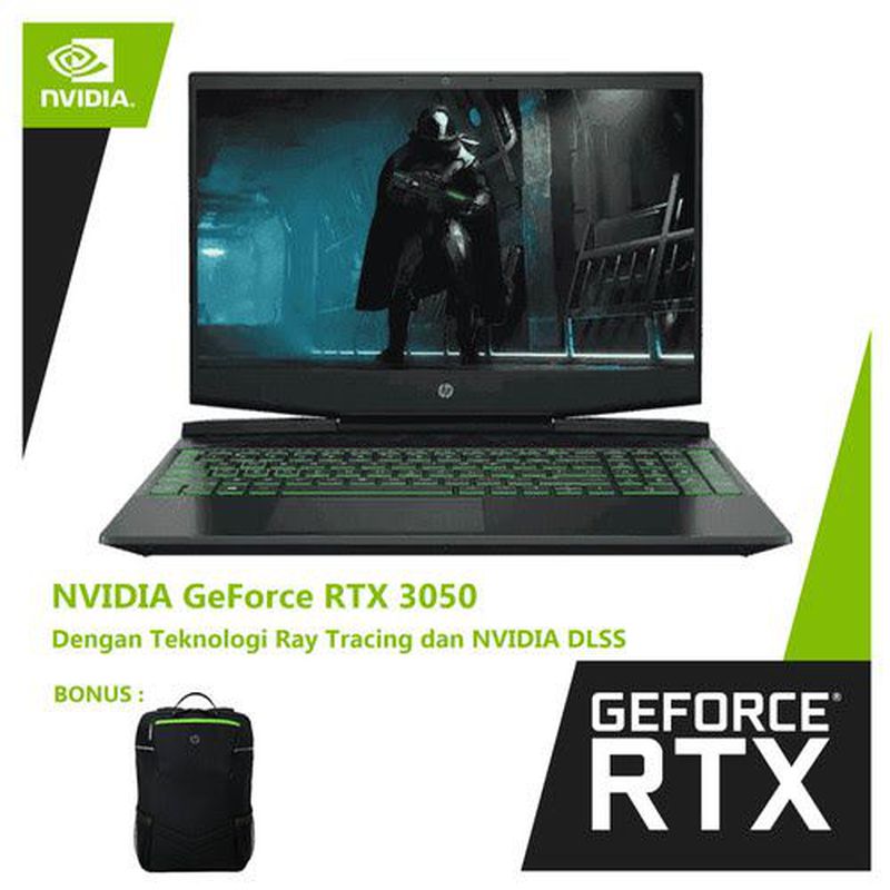 PC Portable HP Pavilion Gaming 15 - Ryzen 5 5600H, RTX 3050 Ti, 16Go RAM, 512Go SSD