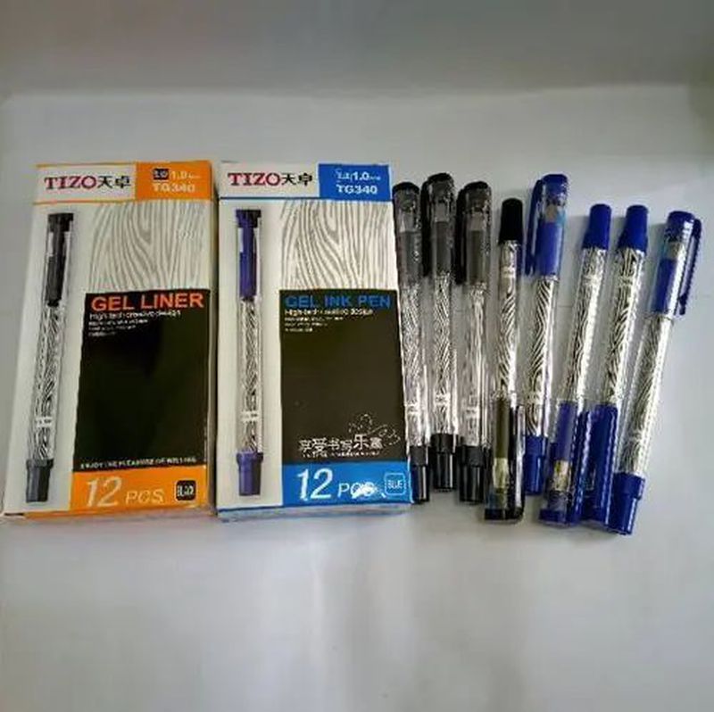 Ballpoint TIZO Gel Liner 1.0mm Hitam