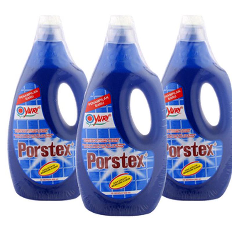 PORSTEX YURI PORSTEK Pembersih Keramik Porselen Lantai Biru Porsteks ...