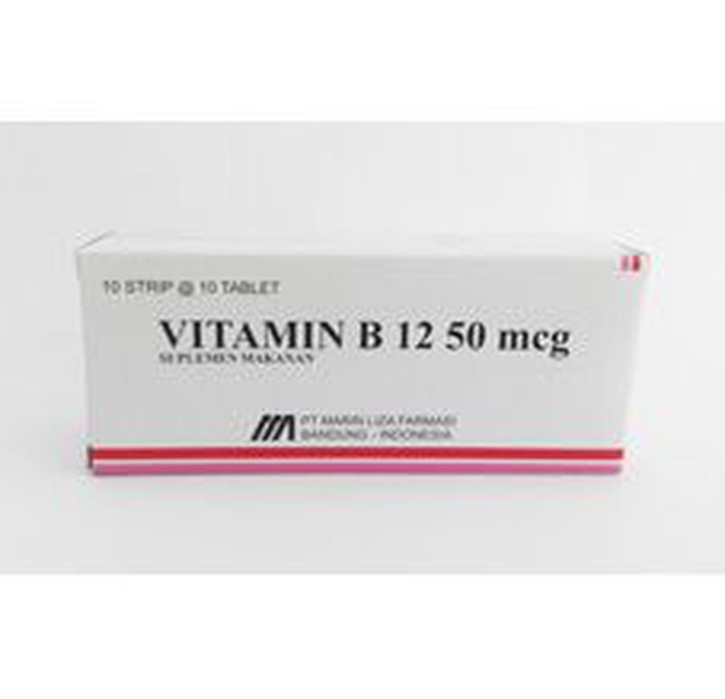 Vitamin B12 50 Mcg (Cyanocobalamin)