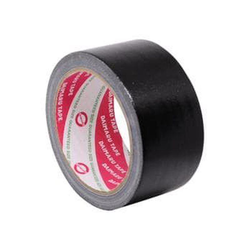 Lakban kain hitam daimaru 2 inch/cloth tape 48mm x 12 M