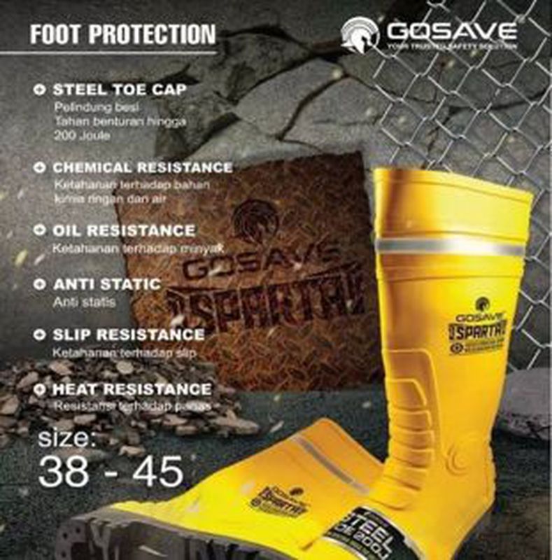 Sepatu Boot Rubber Safety
