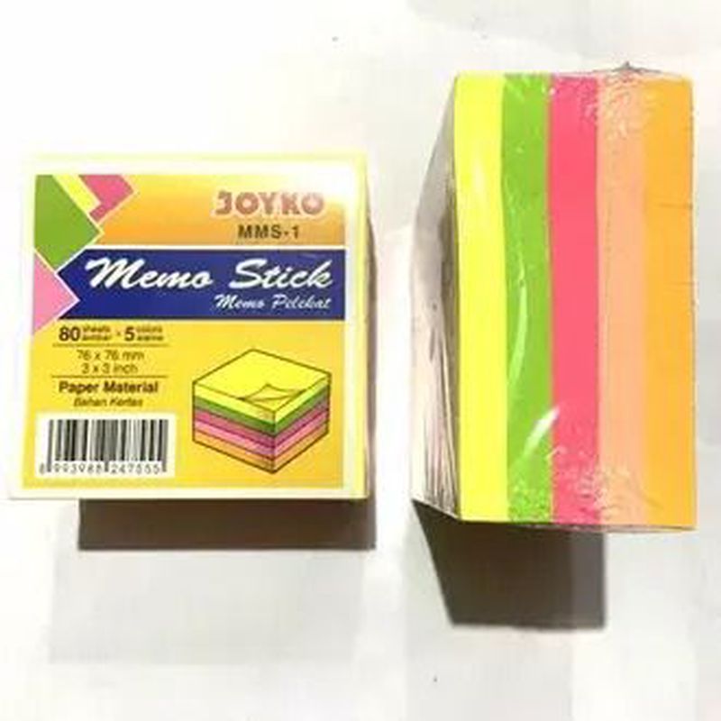 Memo Stick / Sticky Note / Kertas Memo / Memo Tempel Joyko MMS-1