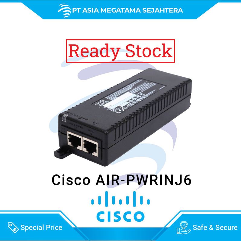 Cisco AIR-PWRINJ6= Power Injector (802.3at) for Aironet Access Points