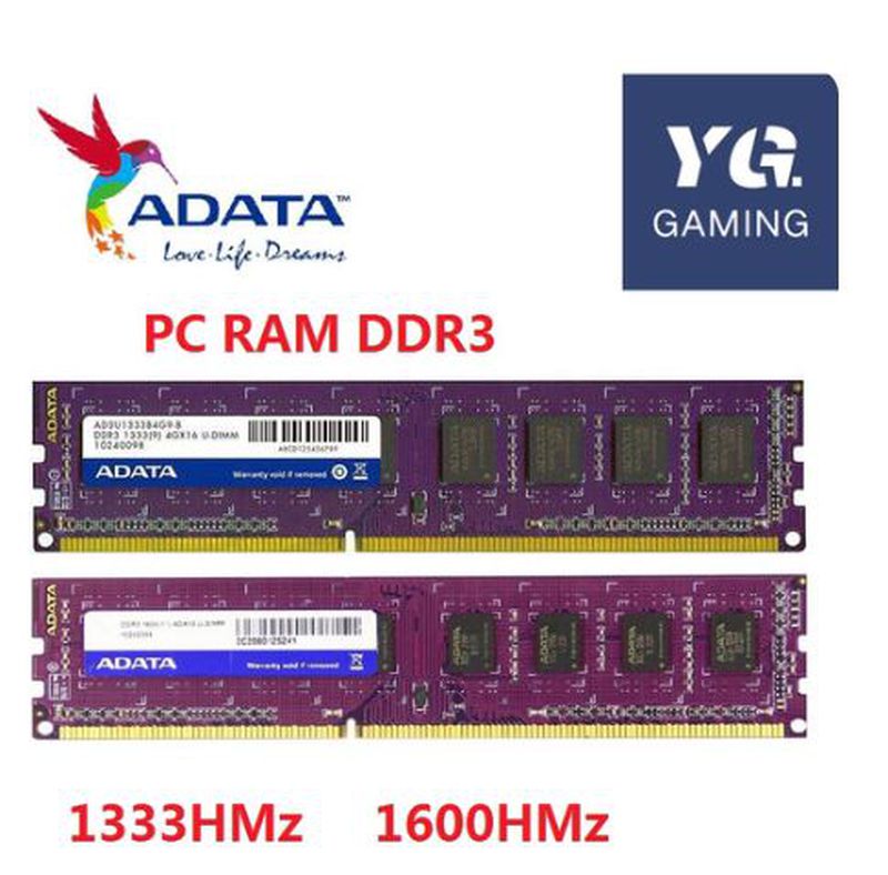 memory DDR 3 (RAM) 4GB, 6GB, 8GB