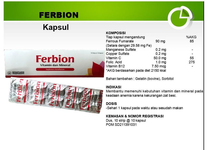 FERBION KAPSUL BOX/100_NOVAPHARIN