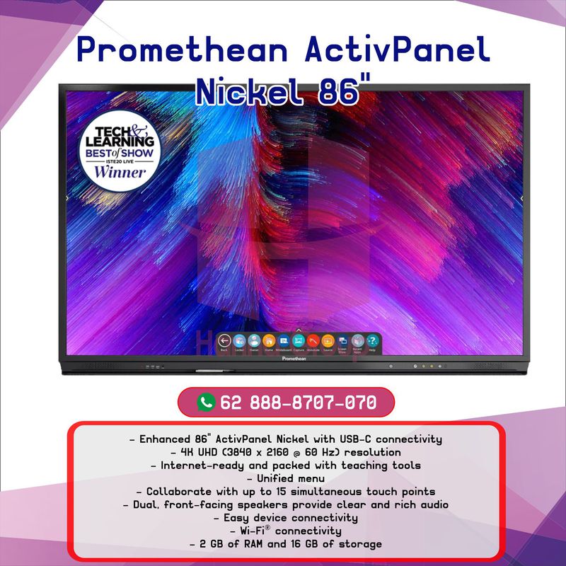 Promethean ActivPanel Nickel 86