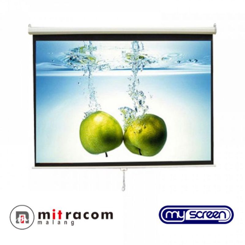 Layar MYSCREEN FOCUS Wallscreen VS-150 inch