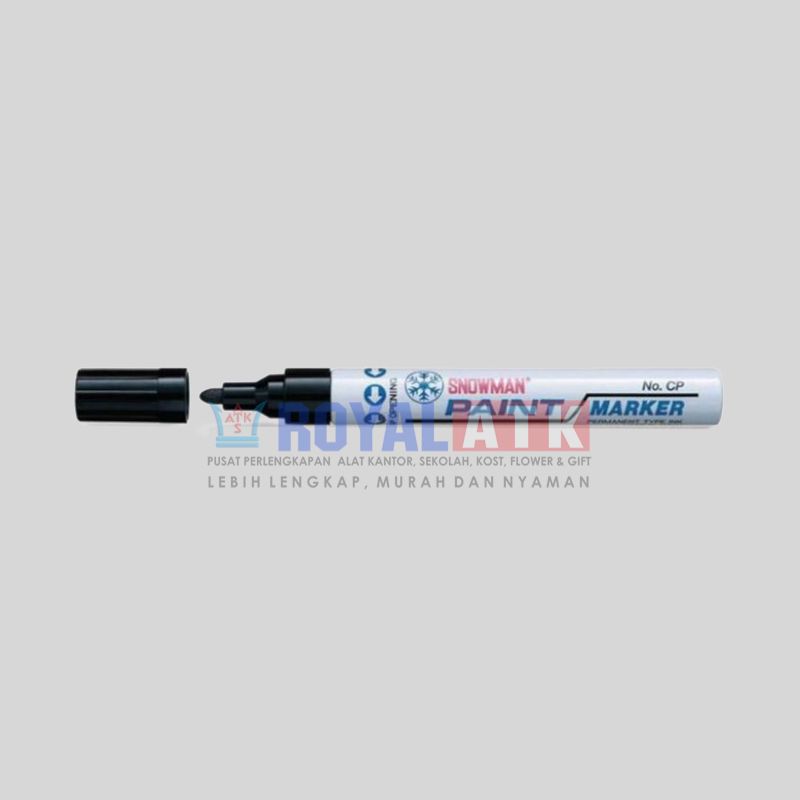 PAINT MARKER SNOWMAN CP12 BLACK 4970129006015