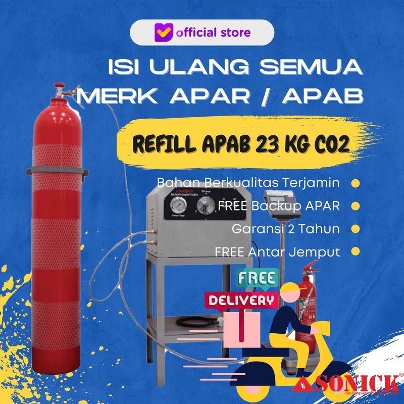 Refill Tabung Apar 23 Kg Co2 Alat Pemadam Api